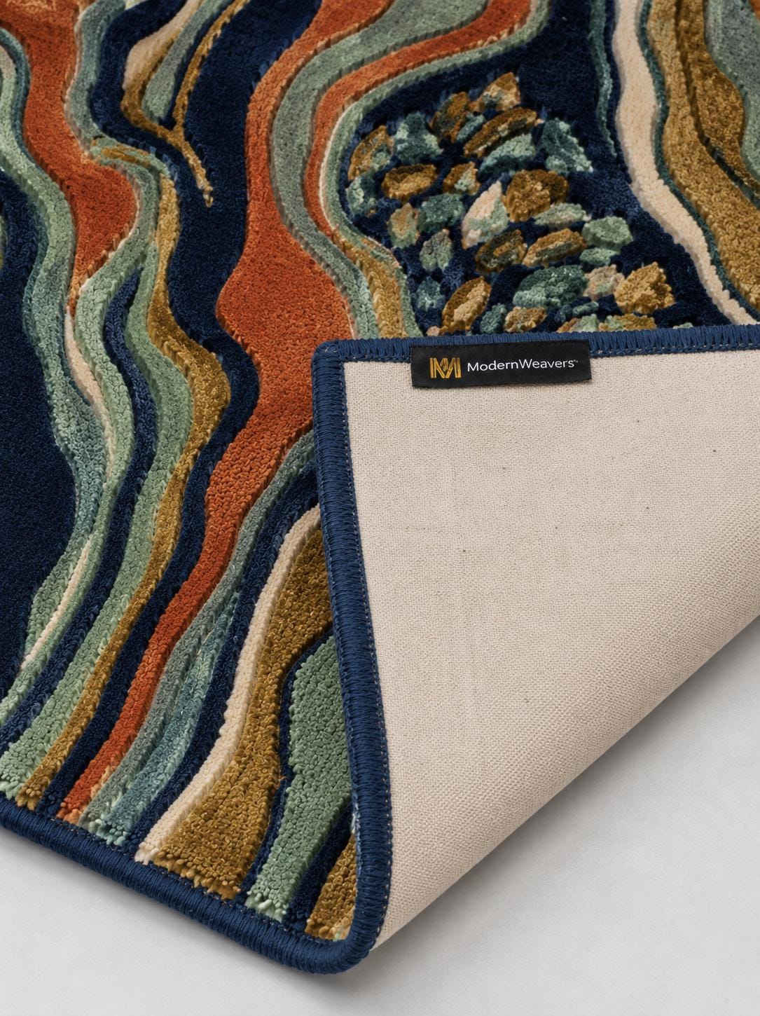 Hand-Tufted Geode Agate Area Rug | Abstract Topographical Art Carpet