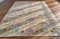 Pastel Peach Hand Knotted Rug | Large Floral Turkish Oushak Carpet | Muted Lavender and Green Accent Rug | Wool Area Rug